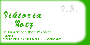 viktoria motz business card